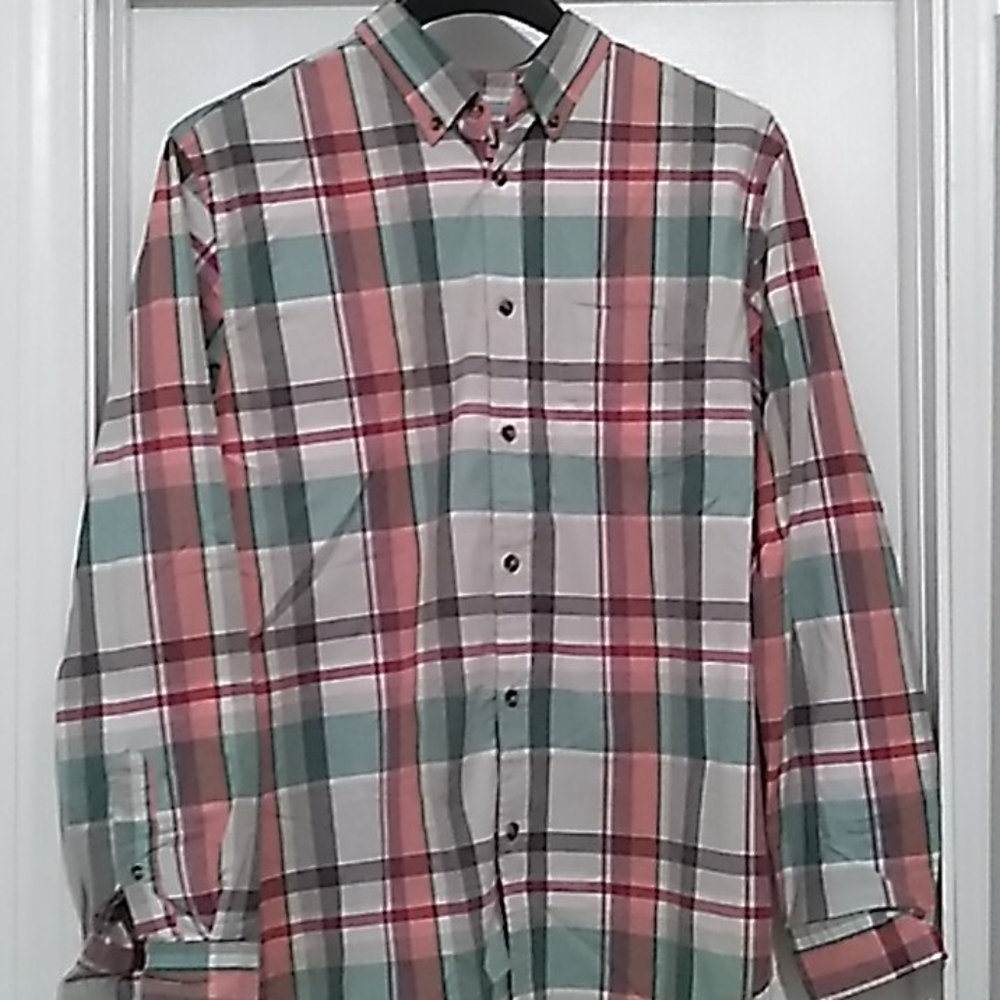 Plaid button down